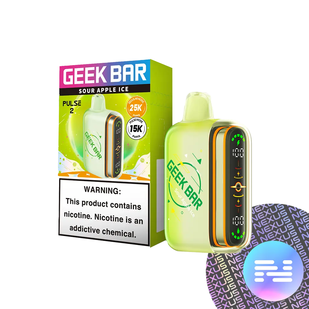 GEEKBAR PULSE 2 15K SOUR APPLE ICE 