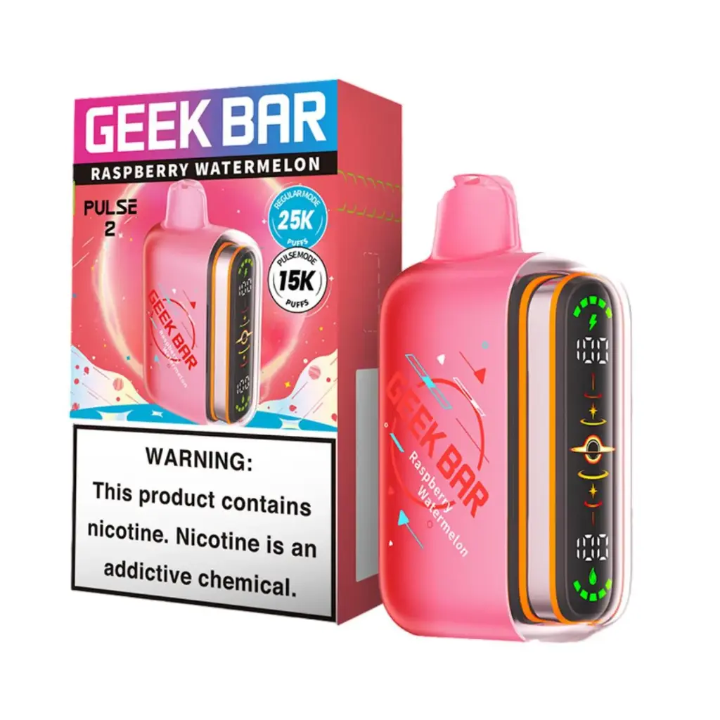 GEEKBAR PULSE 2 15K RASBERRY WATERMELON 