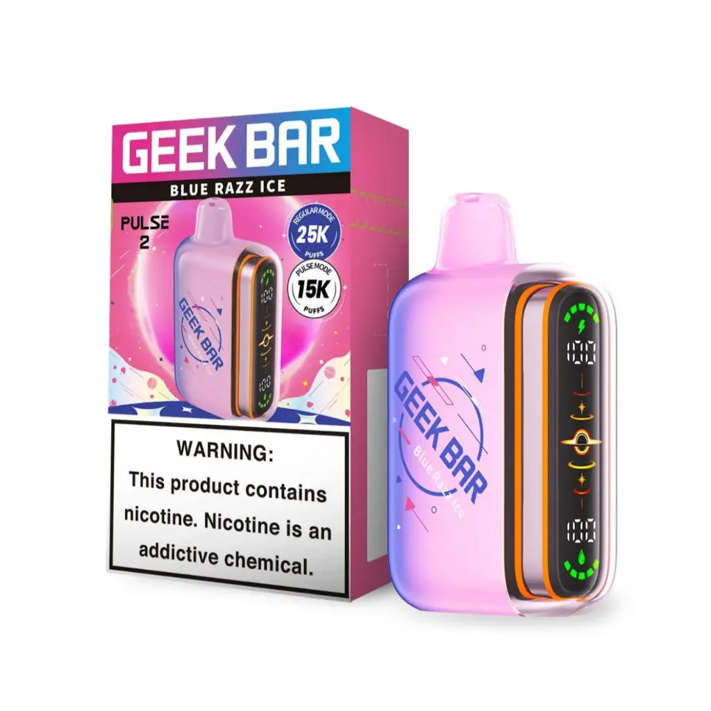 GEEKBAR PULSE X 2 BLUE RAZZ ICE  