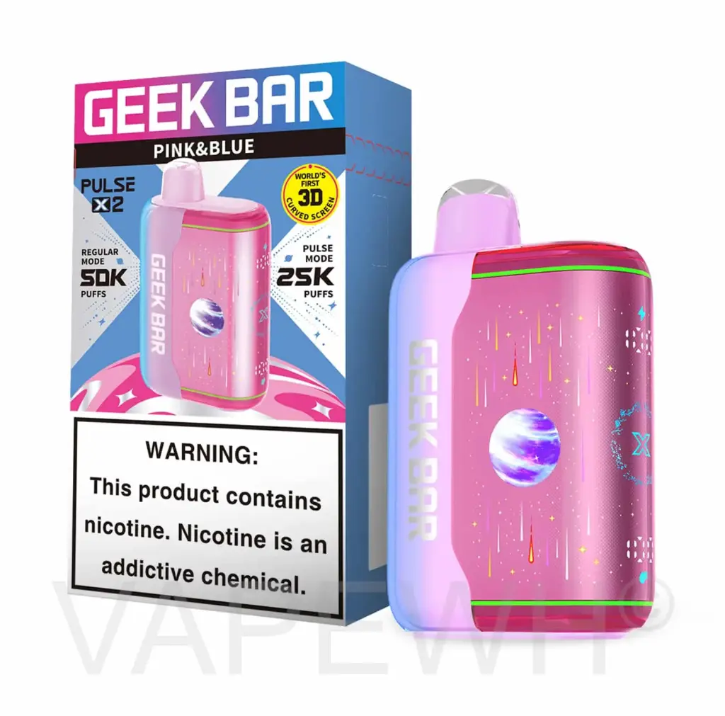 GEEKBAR PULSE X 2 PINK AND BLUE 