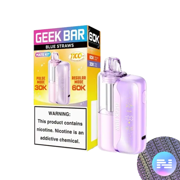 GEEKBAR MATE 60K Disposable Kit Blue Straws