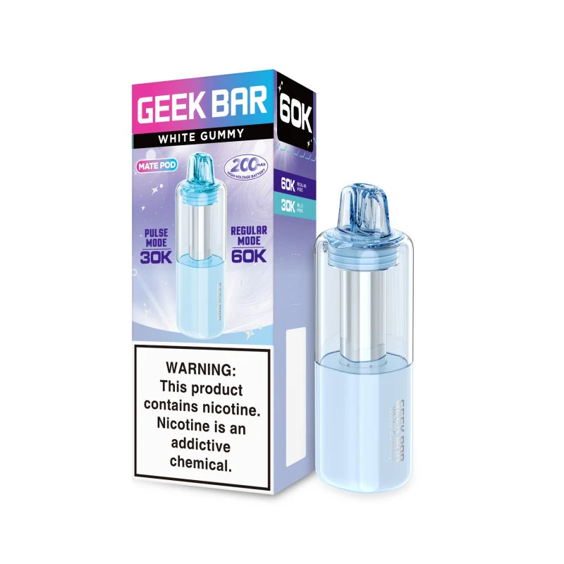 GEEKBAR MATE 60K Disposable Pod White Gummy
