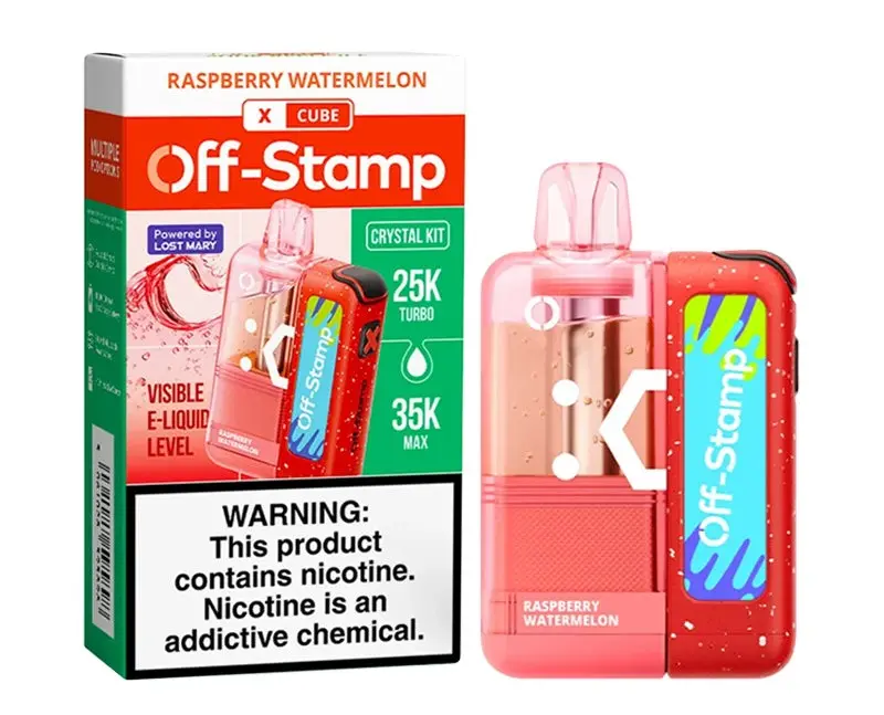 OFF STAMP X-CUBE CRYSTAL-CUBE DISPOSABLE KIT RASPBERRY WATERMELON