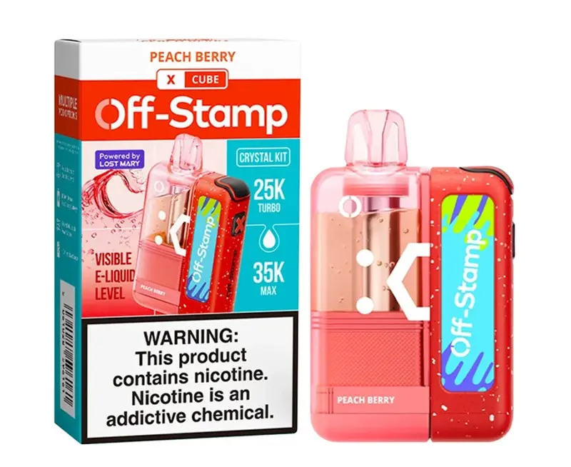 OFF STAMP X-CUBE CRYSTAL-CUBE DISPOSABLE KIT PEACH BERRY 