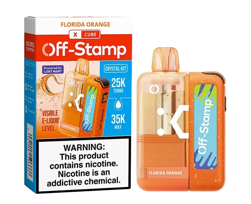 OFF STAMP X-CUBE CRYSTAL-CUBE DISPOSABLE KIT FLORIDA ORANGE 
