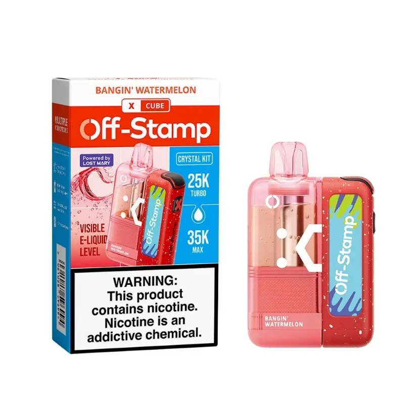 OFF STAMP X-CUBE CRYSTAL-CUBE DISPOSABLE KIT BANGIN WATERMELON 
