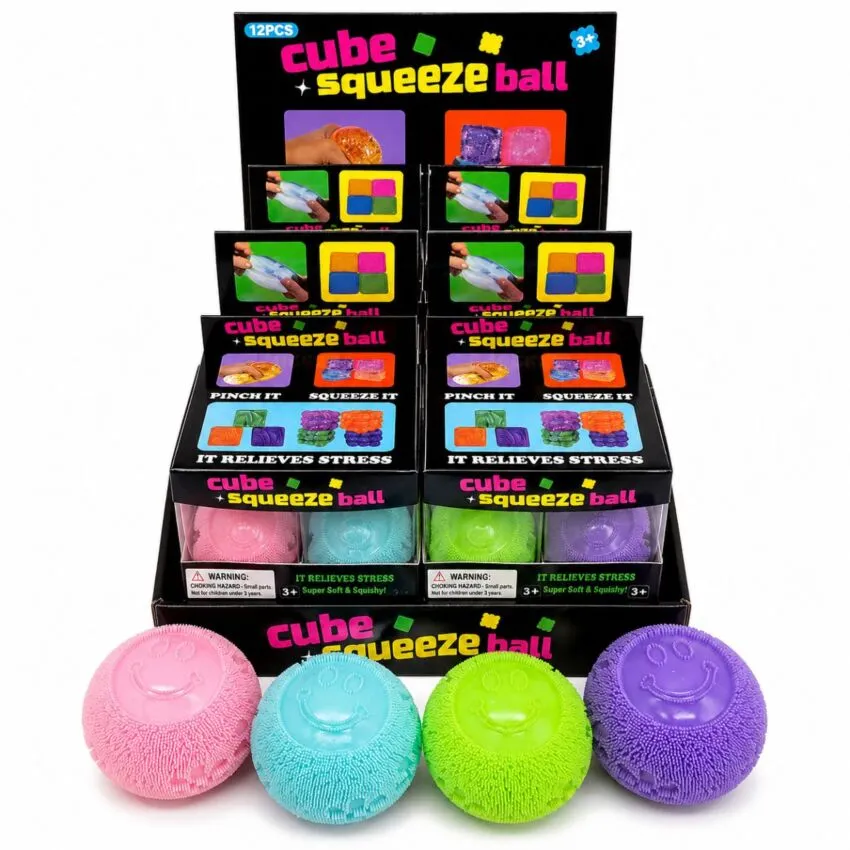 #01083 SQUISHY TEXTURED STREES BALLS
