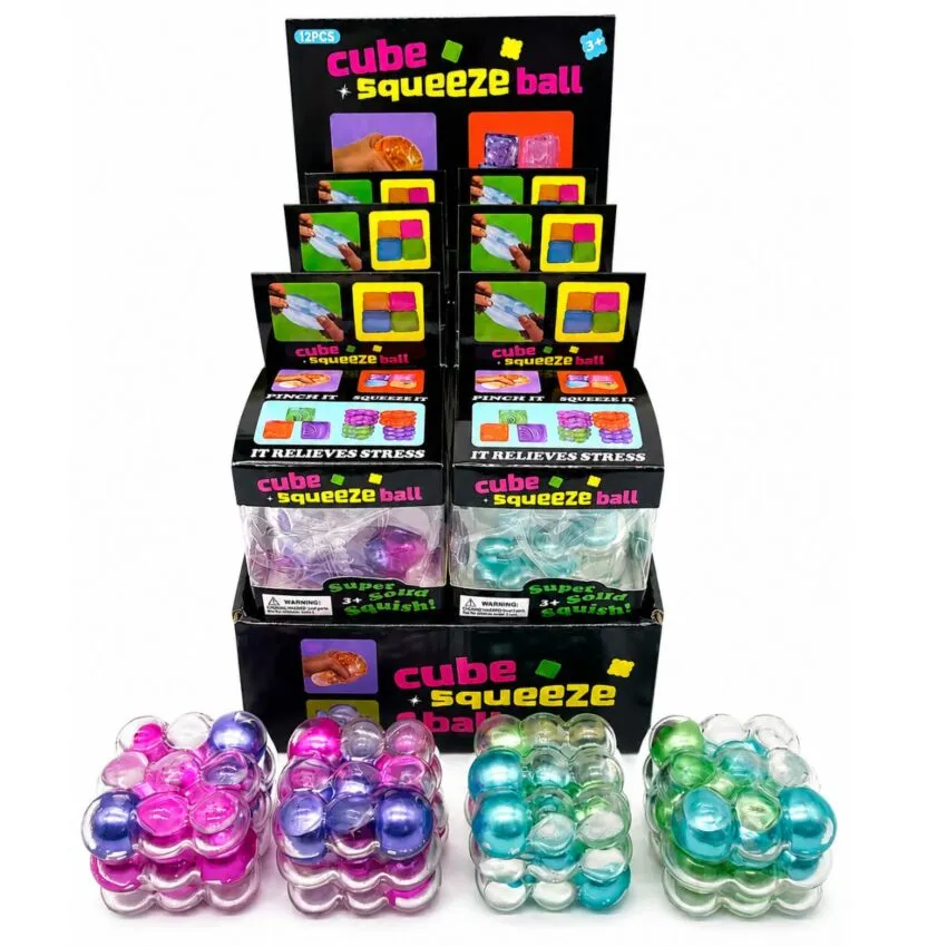 #01087 SQUISHY MESH BEAD CUBES