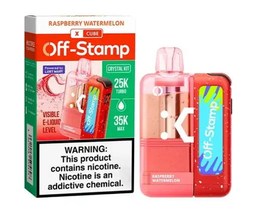 OFF STAMP X-CUBE CRYSTAL-CUBE DISPOSABLE KIT RASPBERRY WATERMELON