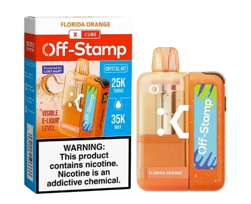 OFF STAMP X-CUBE CRYSTAL-CUBE DISPOSABLE KIT FLORIDA ORANGE 
